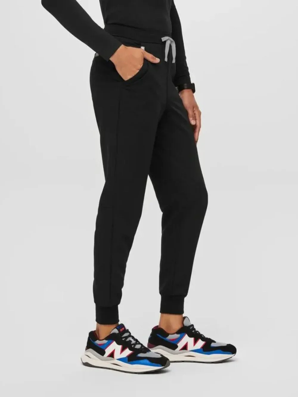 FIGS Tansen Jogger Scrub Pants Men's Small Tall Black